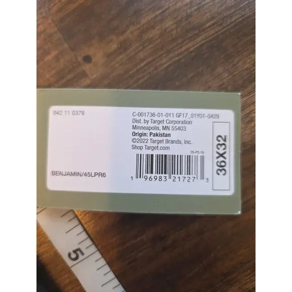 Goodfellow & Co Benjamin Slim Fit Jeans Men's 36x32 Black Denim NWT - Picture 4 of 7